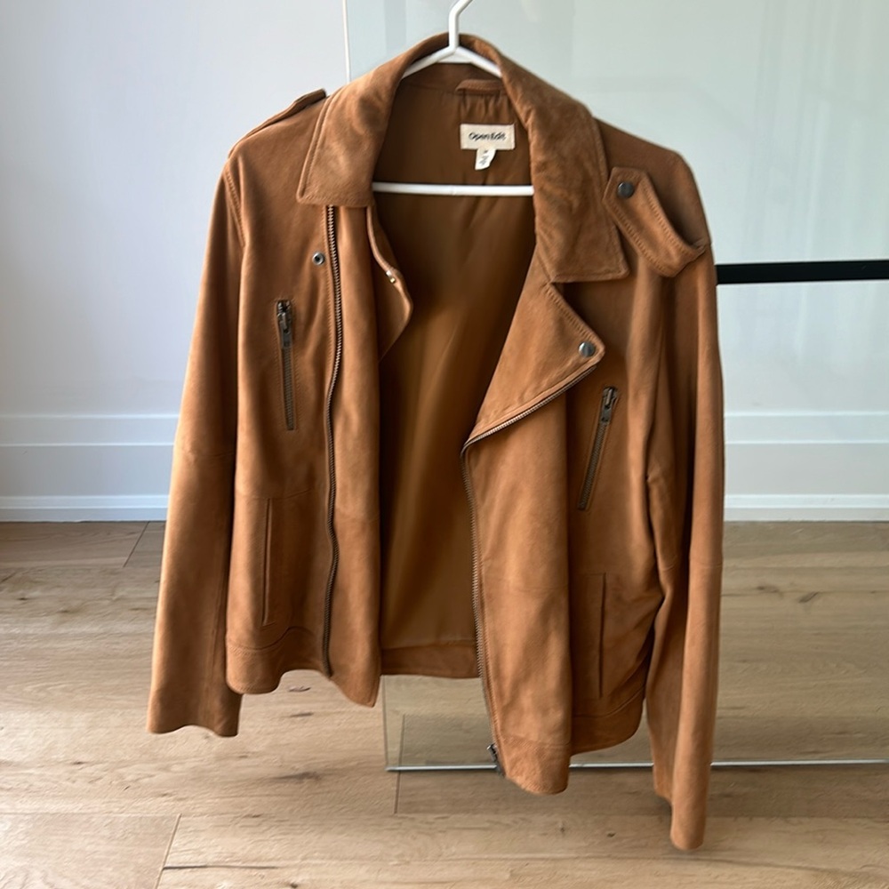 Mens suede jacket, never worn
